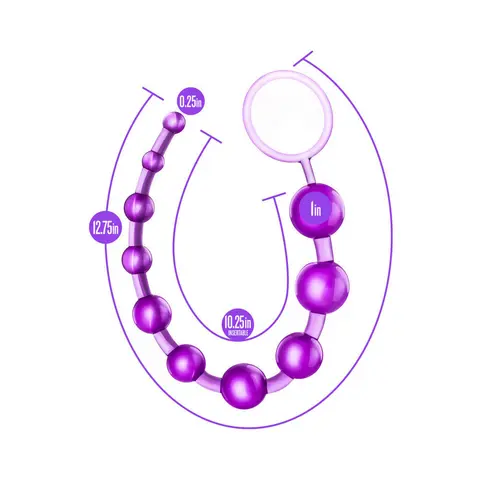 B Yours Basic Beads 12.75 in. in Purple