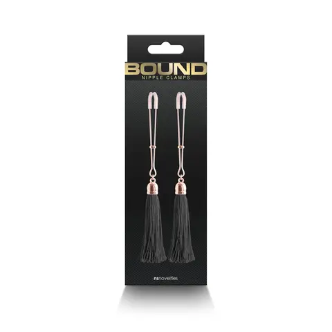 Bound Nipple Clamps T1 Black