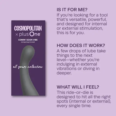 Cosmopolitan X plusOne Comin' Soon Vibe