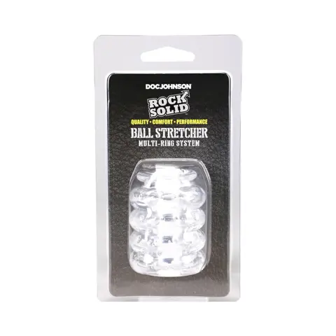 ROCK SOLID Ball Stretcher Multi-Ring System Clear