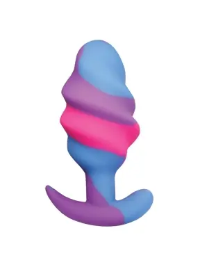 Creature Cocks Unicorn Swirl Large Silicone Butt Plug
