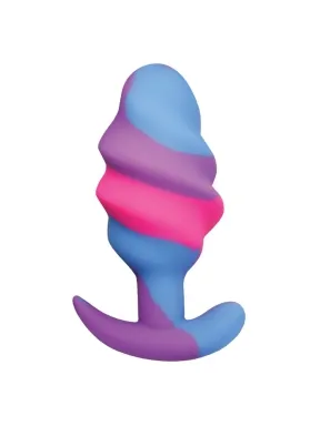 Creature Cocks Unicorn Swirl Large Silicone Butt Plug