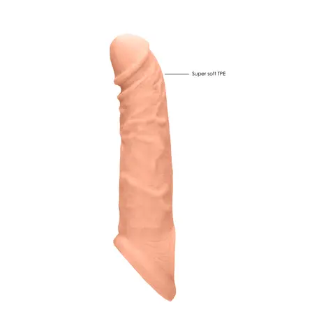 RealRock Skin 8 in. Penis Extender Sling in Beige