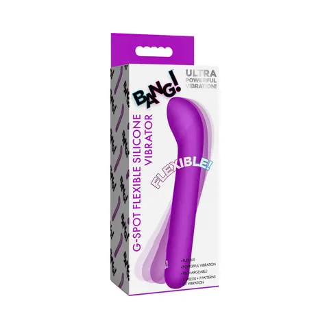 BANG! G-Spot Flexible Silicone Vibrator in Purple
