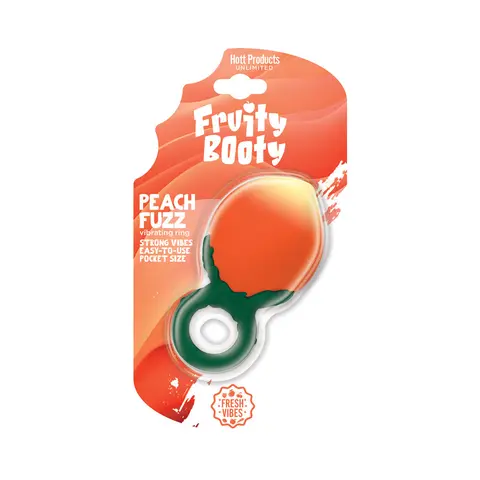 Fruity Booty Peach Fuzz Vibrating Ring