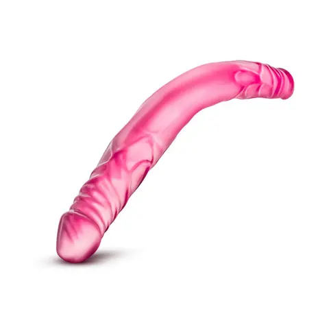 B Yours 14 in. Double Dildo in Pink