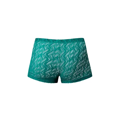 Male Power Ripple Pouch Short Teal XL