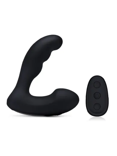 prober dual vibrating remote-controlled prostate stimulator