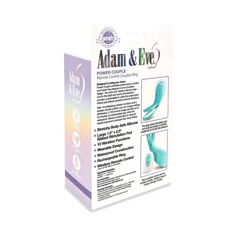 Adam & Eve Power Couple Remote Control Couples Ring
