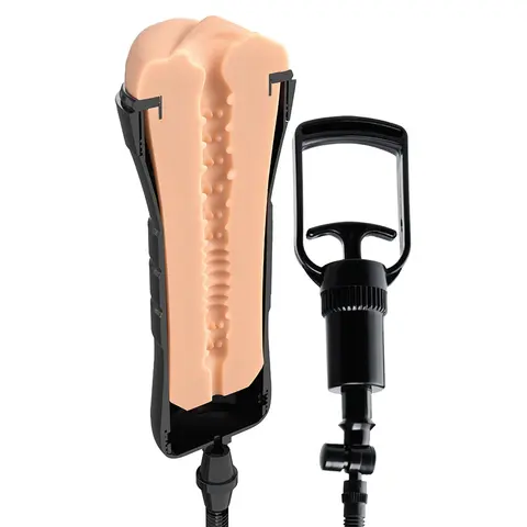 PDX Extreme Wet Pussies Super Sucker XXL Stroker in Light