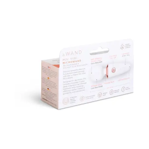 Le Wand Mini Micro Wand in White