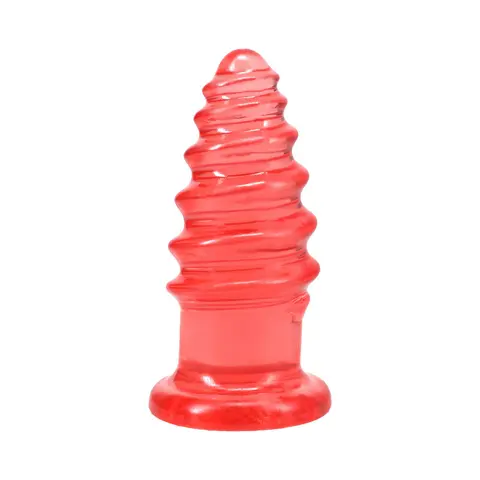 Crystal Jellies Anal Twist 6 in. in Pink