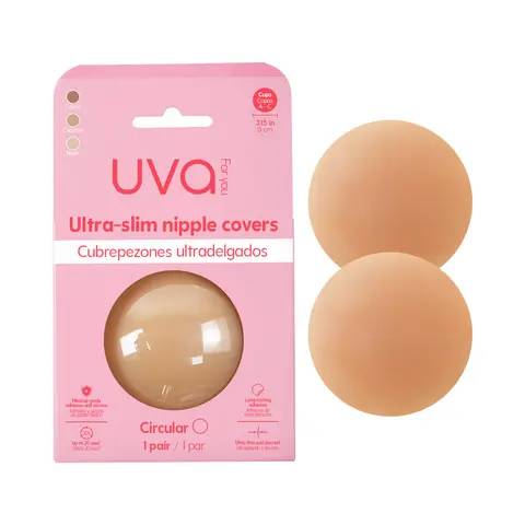 UVA Circular Nipple Covers in Caramel