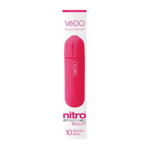 VeDO Nitro Rechargeable Bullet Vibe in Pink