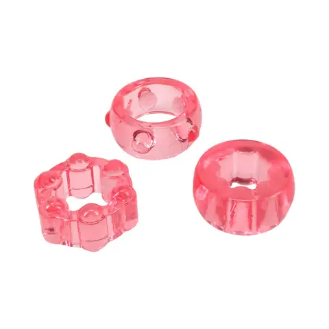Crystal Jellies Performance Ring Set in Pink