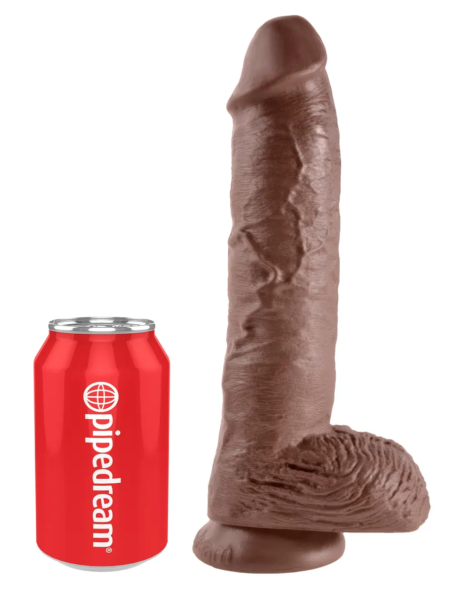 King Cock 10" Cock with Balls