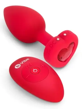 vibrating heart plug m/l