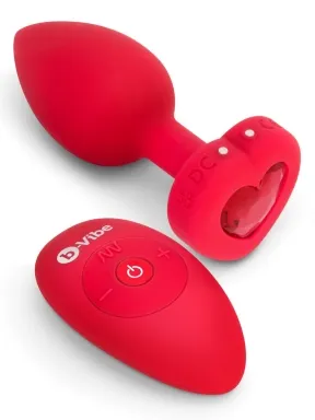 vibrating heart plug m/l