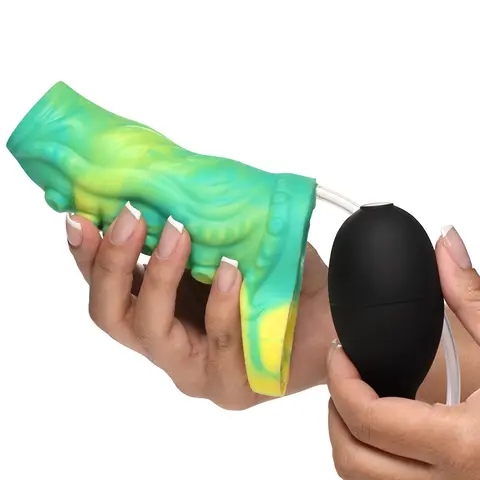 Creature Cocks Siphon Tentacle Squirting Silicone Penis Enhancer in Green