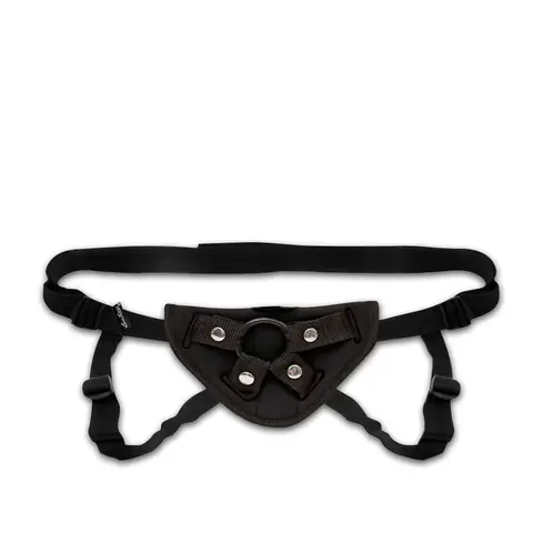Lux Fetish Neoprene Strap-On Harness in Black