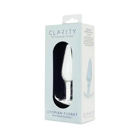 Clarity Utopian Floret Glass Plug