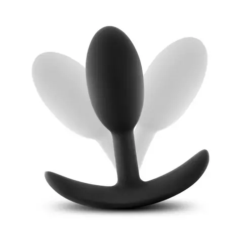 Luxe Wearable Vibra Slim Plug Small in Black
