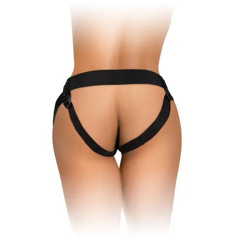 King Cock Elite Beginner's Body Dock Strap-On Harness Black