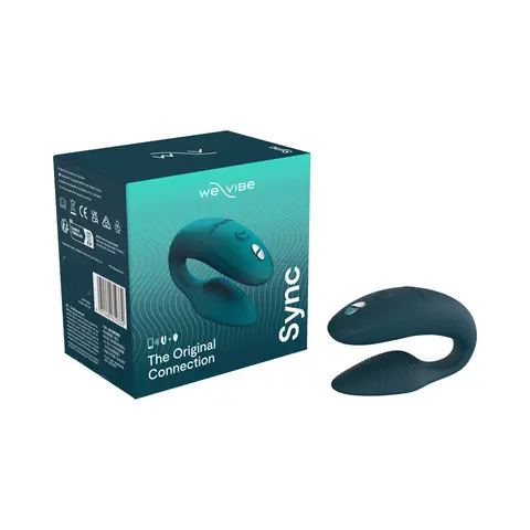 We-Vibe Sync 2 Rechargeable Remote Control Couples Vibrator Green Velvet