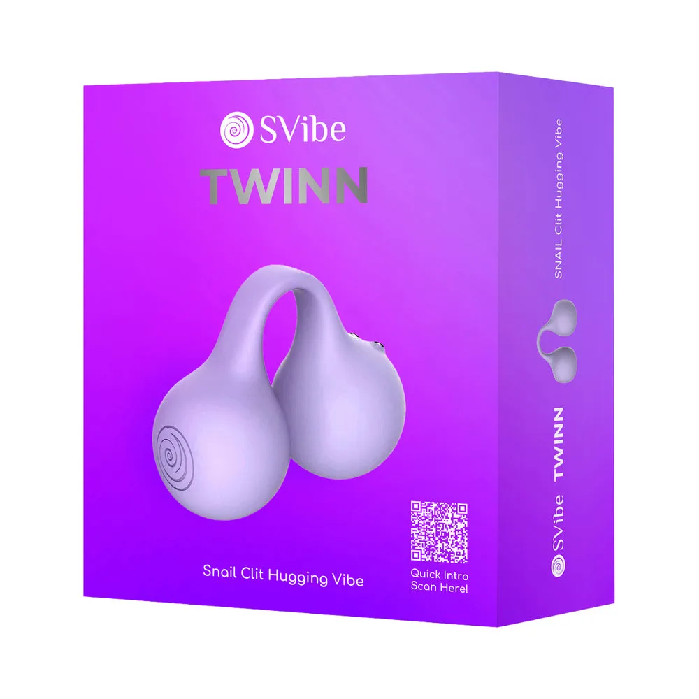 SVibe Snail Twinn Finger Vibrator Lilac (App-Enabled)