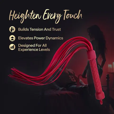 Temptasia Ardor Flogger in Red