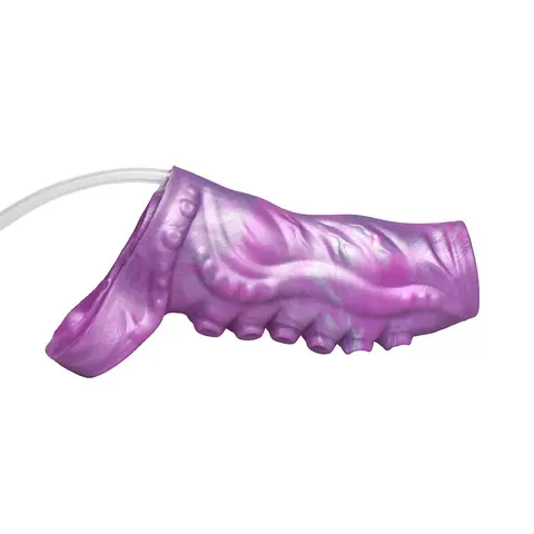 Creature Cocks Siphon Tentacle Squirting Silicone Penis Enhancer in Purple