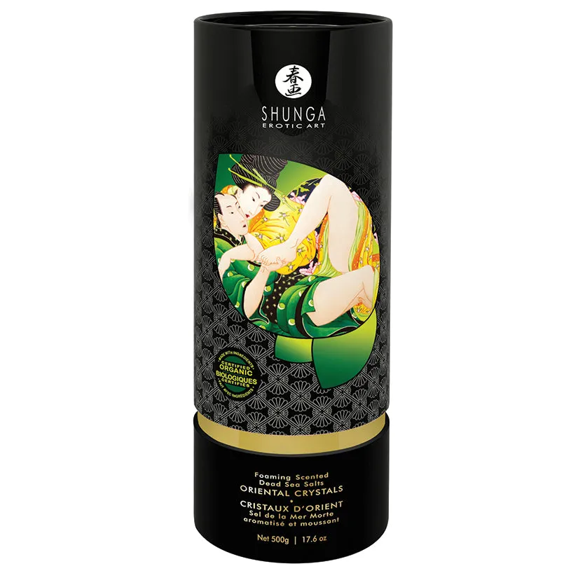 Shunga Oriental Crystals Bath Salts Lotus Flower 17.6 oz.