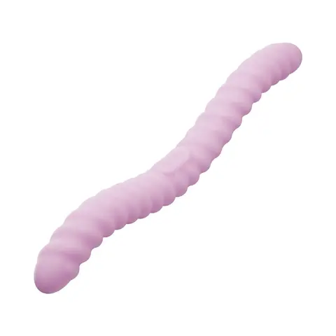 Tentra Cor Unicorn Horn Double-Ended Vibrating Dildo Pink