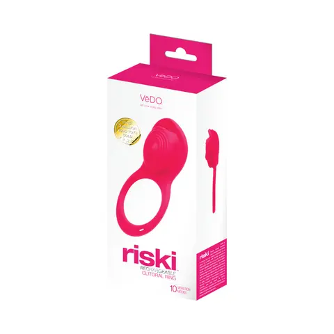 VeDO Riski Rechargeable Clitoral Vibe For Couples in Pink
