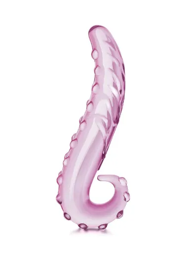 6” lick-it glass dildo