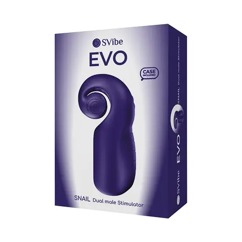 SVibe Snail Evo Rechargeable Masturbator Navy