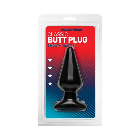 Large Butt Plug in Black