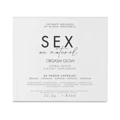 Bijoux Indiscrets Sex au Naturel Orgasm Glow Supplement 60 Capsules