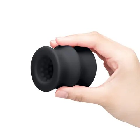 Me You Us Signature The Silicone Oral Stroker in Black