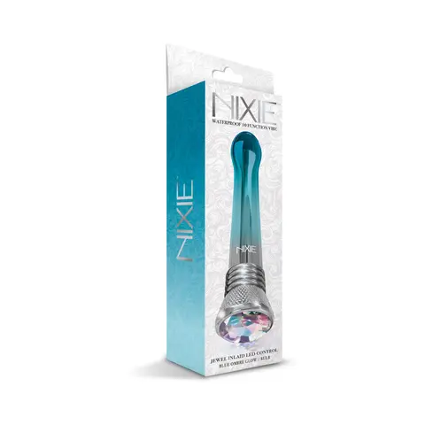 Nixie Waterproof 10-Function Bulb Vibe - Blue Ombre Glow