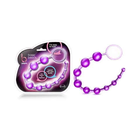 B Yours Basic Beads 12.75 in. in Purple