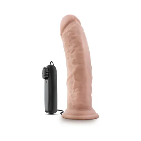 Dr. Skin Dr. Joe Realistic 8 in. Vibrating Dildo in Beige
