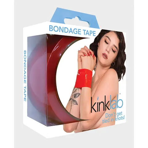Kinklab Unisex Bondage Tape in Red