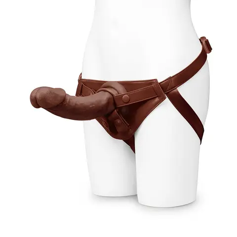 Together Tones 9 in. Realistic Dildo Dark