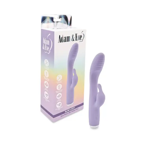 Adam & Eve Slim Lady Dual Motor Rabbit