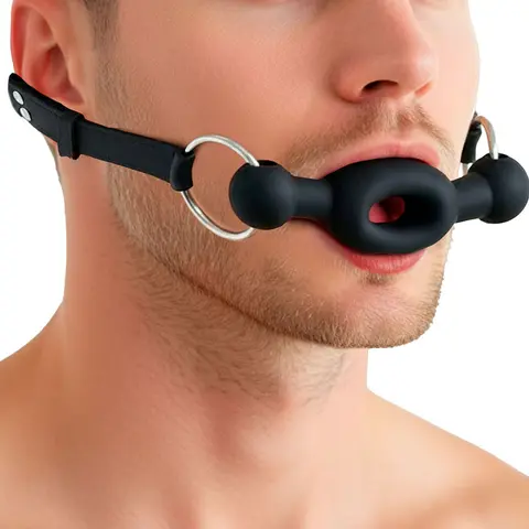 Master Series Forced Silicone Feeding Gag
