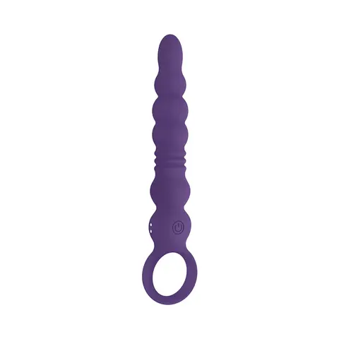 Vibrating Buttfuc Thrusting Anal Wand Purple