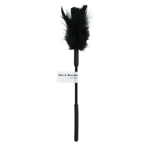 Sportsheets Sex & Mischief Feather Tickler in Black