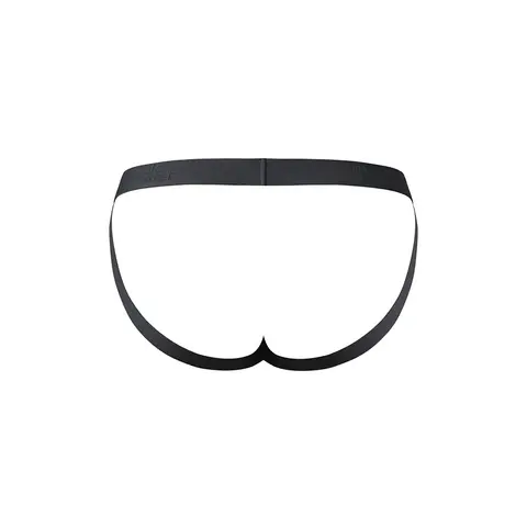 Male Power Open Ended Jock Open Black L/XL
