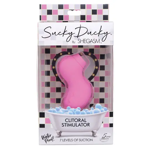 Shegasm Sucky Ducky 7x Clitoral Stimulator Pink